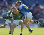 23 May 2004; Niall Kelly, Meath, is tackled by Stephen Byrne, Wicklow. Bank of Ireland Leinster Senior Football Championship, Meath v Wicklow, Croke Park, Dublin. Picture credit; Matt Browne / SPORTSFILE