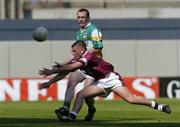 23 May 2004; Barry Mooney, Offaly, in action against Alan Mangan, Westmeath. Bank of Ireland Leinster Senior Football Championship, Offaly v Westmeath, Croke Park, Dublin. Picture credit; Brian Lawless / SPORTSFILE