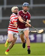 14 August 2022; Joe Barrett of St Martin's in action against Benny Jordan of Ferns St Aidan's during the Wexford County Senior Hurling Championship Final match between St Martin's and Ferns St Aidan's at Chadwicks Wexford Park in Wexford. Photo by Ramsey Cardy/Sportsfile