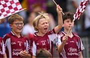 14 August 2022; St Martin's supporters before the Wexford County Senior Hurling Championship Final match between St Martin's and Ferns St Aidan's at Chadwicks Wexford Park in Wexford. Photo by Ramsey Cardy/Sportsfile