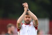 14 August 2022; St Patrick's Athletic manager Tim Clancy after his side's victory in the SSE Airtricity League Premier Division match between St Patrick's Athletic and Sligo Rovers at Richmond Park in Dublin. Photo by Seb Daly/Sportsfile