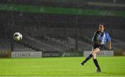 14 August 2022; Rhia Stone of Salthill Devon scores a penalty during a penalty shootout in the FAI Women’s U17 Cup Final match between Salthill Devon FC and Claremorris FC at Eamon Deacy Park in Galway. Photo by Harry Murphy/Sportsfile