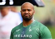 15 August 2022; Eric Favors of Ireland after competing in the Men's Shot Put Qualification during day 5 of the European Championships 2022 at the Olympiastadion in Munich, Germany. Photo by Ben McShane/Sportsfile