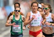 15 August 2022; Fionnuala McCormack of Ireland competing in the Women's Marathon during day 5 of the European Championships 2022 at the Odseonplatz in Munich, Germany. Photo by David Fitzgerald/Sportsfile