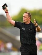 14 August 2022; Referee Eamonn Furlong during the Wexford County Senior Hurling Championship Final match between St Martin's and Ferns St Aidan's at Chadwicks Wexford Park in Wexford. Photo by Ramsey Cardy/Sportsfile
