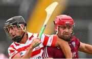14 August 2022; James Tonks of Ferns St Aidan's in action against Mark Maloney of St Martin's during the Wexford County Senior Hurling Championship Final match between St Martin's and Ferns St Aidan's at Chadwicks Wexford Park in Wexford. Photo by Ramsey Cardy/Sportsfile