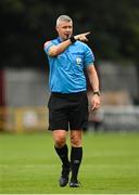 14 August 2022; Referee Ben Connolly during the SSE Airtricity League Premier Division match between St Patrick's Athletic and Sligo Rovers at Richmond Park in Dublin. Photo by Seb Daly/Sportsfile