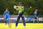 15 August 2022; Andrew Balbirnie of Ireland during the Men's T20 International match between Ireland and Afghanistan at Stormont in Belfast. Photo by Ramsey Cardy/Sportsfile