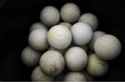 15 August 2022; A detailed view of Lacrosse balls during the 2022 World Lacrosse Men's U21 World Championship - Pool A match between Australia and USA at University of Limerick. Photo by Tom Beary/Sportsfile