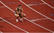 15 August 2022; Phil Healy of Ireland after competing in the Women's 400m heats during day 5 of the European Championships 2022 at the Olympiastadion in Munich, Germany. Photo by David Fitzgerald/Sportsfile