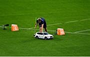 15 August 2022; A remote controlled car brings the discus back to the start post during day 5 of the European Championships 2022 at the Olympiastadion in Munich, Germany. Photo by David Fitzgerald/Sportsfile