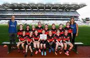 15 August 2022; The Mount Leinster Rangers team, Carlow,  pictured at the 2022 LGFA Go Games Activity Day at Croke Park in Dublin. Photo by Harry Murphy/Sportsfile