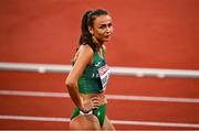 15 August 2022; Sharlene Mawdsley of Ireland before competing in the Women's 400m heats during day 5 of the European Championships 2022 at the Olympiastadion in Munich, Germany. Photo by David Fitzgerald/Sportsfile