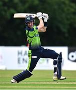 15 August 2022; George Dockrell of Ireland during the Men's T20 International match between Ireland and Afghanistan at Stormont in Belfast. Photo by Ramsey Cardy/Sportsfile