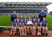 15 August 2022; The Ballinderry Shamrocks team, Derry, pictured at the 2022 LGFA Go Games Activity Day at Croke Park in Dublin. Photo by Harry Murphy/Sportsfile