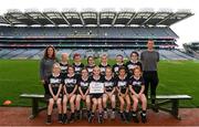 15 August 2022; The St Canice's team, Derry, pictured at the 2022 LGFA Go Games Activity Day at Croke Park in Dublin. Photo by Harry Murphy/Sportsfile