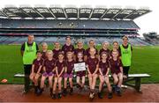 15 August 2022; The St Macartans Ladies team, Tyrone, pictured at the 2022 LGFA Go Games Activity Day at Croke Park in Dublin. Photo by Harry Murphy/Sportsfile