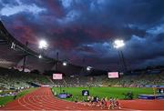 15 August 2022; A general view during the Men's 1500m heat during day 5 of the European Championships 2022 at the Olympiastadion in Munich, Germany. Photo by David Fitzgerald/Sportsfile