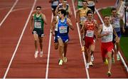 15 August 2022; Andrew Coscoran of Ireland, left, competing in the Men's 1500m heat during day 5 of the European Championships 2022 at the Olympiastadion in Munich, Germany. Photo by David Fitzgerald/Sportsfile