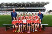 15 August 2022; The Trim team, Meath, pictured at the 2022 LGFA Go Games Activity Day at Croke Park in Dublin. Photo by Harry Murphy/Sportsfile
