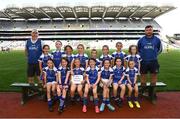 15 August 2022; The St Patrick’s team, Wicklow, pictured at the 2022 LGFA Go Games Activity Day at Croke Park in Dublin. Photo by Harry Murphy/Sportsfile