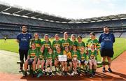 15 August 2022; The Patrick Pearses team, Antrim, pictured at the 2022 LGFA Go Games Activity Day at Croke Park in Dublin. Photo by Harry Murphy/Sportsfile