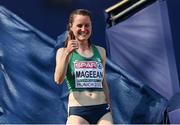 16 August 2022; Ciara Mageean of Ireland after finishing second in the Women's 1500m heats during day 6 of the European Championships 2022 at the Olympiastadion in Munich, Germany. Photo by David Fitzgerald/Sportsfile
