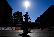 16 August 2022; A competitor during the Men's 35km Race Walk during day 6 of the European Championships 2022 at Odeonplatz in Munich, Germany. Photo by Ben McShane/Sportsfile