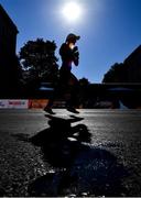 16 August 2022; A competitor during the Women's 35km Race Walk during day 6 of the European Championships 2022 at Odeonplatz in Munich, Germany. Photo by Ben McShane/Sportsfile