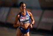 16 August 2022; Efstathia Kourkoustaki of Greece competes in the Women's 35km Race Walk during day 6 of the European Championships 2022 at Odeonplatz in Munich, Germany. Photo by Ben McShane/Sportsfile