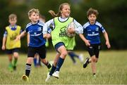 16 August 2022; Ukranian refugee Anastasiia Krasovska  during the Bank of Ireland Leinster Rugby Summer Camp at DLSP RFC in Dublin. Photo by Harry Murphy/Sportsfile