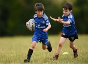 16 August 2022; Finn Hsu Casroll during the Bank of Ireland Leinster Rugby Summer Camp at DLSP RFC in Dublin. Photo by Harry Murphy/Sportsfile