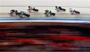 16 August 2022; Orla Walsh of Ireland, centre, competes in the Women's Keirin Semi Final during day 6 of the European Championships 2022 at Messe Munchen in Munich, Germany. Photo by David Fitzgerald/Sportsfile