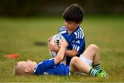 16 August 2022; Participants during the Bank of Ireland Leinster Rugby Summer Camp at DLSP RFC in Dublin. Photo by Harry Murphy/Sportsfile