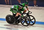 16 August 2022; Lara Gillespie, right, and Mia Griffin of Ireland, competing in the Women's Madison Final during day 6 of the European Championships 2022 at Messe Munchen in Munich, Germany. Photo by David Fitzgerald/Sportsfile