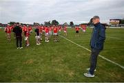 16 August 2022; Brian Cody, manager of Davy Russell's Best, during the Hurling for Cancer Research 2022 match at St Conleth's Park in Newbridge, Kildare. Photo by Stephen McCarthy/Sportsfile