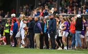 16 August 2022; Brian Cody, manager of Davy Russell's Best, during the Hurling for Cancer Research 2022 match at St Conleth's Park in Newbridge, Kildare. Photo by Stephen McCarthy/Sportsfile