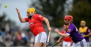 16 August 2022; Johnny Smack of Davy Russell's Best in action against Ollie Canning of Jim Bolger's Stars during the Hurling for Cancer Research 2022 match at St Conleth's Park in Newbridge, Kildare. Photo by Stephen McCarthy/Sportsfile