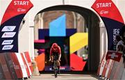 17 August 2022; Emma Cecile Berg of Denmark competes in the Women's Individual Time Trial during day 7 in Fürstenfeldbruck, Germany. Photo by Ben McShane/Sportsfile