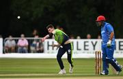 17 August 2022; Josh Little of Ireland during the Men's T20 International match between Ireland and Afghanistan at Stormont in Belfast. Photo by Harry Murphy/Sportsfile