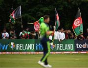 17 August 2022; Afghanistan supporters during the Men's T20 International match between Ireland and Afghanistan at Stormont in Belfast. Photo by Harry Murphy/Sportsfile