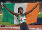 17 August 2022; Rhasidat Adeleke of Ireland after finishing fifth in the women's 400m final with a new national record of 50.53 during day 7 of the European Championships 2022 at the Olympiastadion in Munich, Germany. Photo by David Fitzgerald/Sportsfile