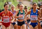 18 August 2022; Michelle Finn of Ireland competes in the Women's 3000m Steeplchase heat during day 8 of the European Championships 2022 at the Olympiastadion in Munich, Germany. Photo by David Fitzgerald/Sportsfile