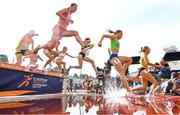 18 August 2022; Runners competing in the Women's 3000m Steeplchase heat during day 8 of the European Championships 2022 at the Olympiastadion in Munich, Germany. Photo by David Fitzgerald/Sportsfile