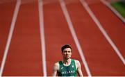 18 August 2022; Mark English of Ireland before competing in the 800m heat during day 8 of the European Championships 2022 at the Olympiastadion in Munich, Germany. Photo by David Fitzgerald/Sportsfile