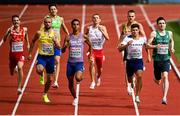 18 August 2022; Mark English of Ireland on his way to winning his 800m heat during day 8 of the European Championships 2022 at the Olympiastadion in Munich, Germany. Photo by David Fitzgerald/Sportsfile