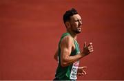 18 August 2022; John Fitzsimons of Ireland competing in the 800m heats during day 8 of the European Championships 2022 at the Olympiastadion in Munich, Germany. Photo by David Fitzgerald/Sportsfile