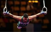 18 August 2022; Dominick Cunningham of Ireland after competing in the Rings during day 8 of the European Championships 2022 at the Olympiahalle in Munich, Germany. Photo by Ben McShane/Sportsfile