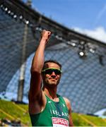 18 August 2022; Thomas Barr of Ireland before his 400m hurdles semi-final during day 8 of the European Championships 2022 at the Olympiastadion in Munich, Germany. Photo by David Fitzgerald/Sportsfile