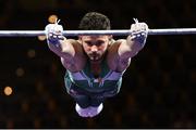 18 August 2022; Dominick Cunningham of Ireland competes in the Horizontal Bar during day 8 of the European Championships 2022 at the Olympiahalle in Munich, Germany. Photo by Ben McShane/Sportsfile